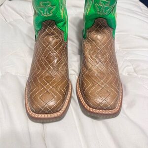 Tin Haul Youth Cowboy Boots Size 3